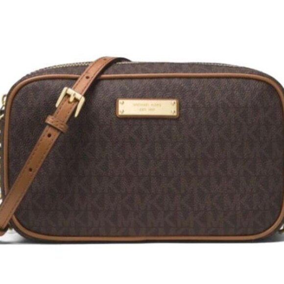 MICHAEL KORS Ginny Logo Crossbody Bag - Picture 1 of 8